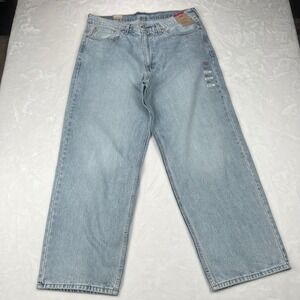 Levi's 578 Baggy Jeans Mens 36x32 Light Wash Blue Denim 100% Cotton NWT